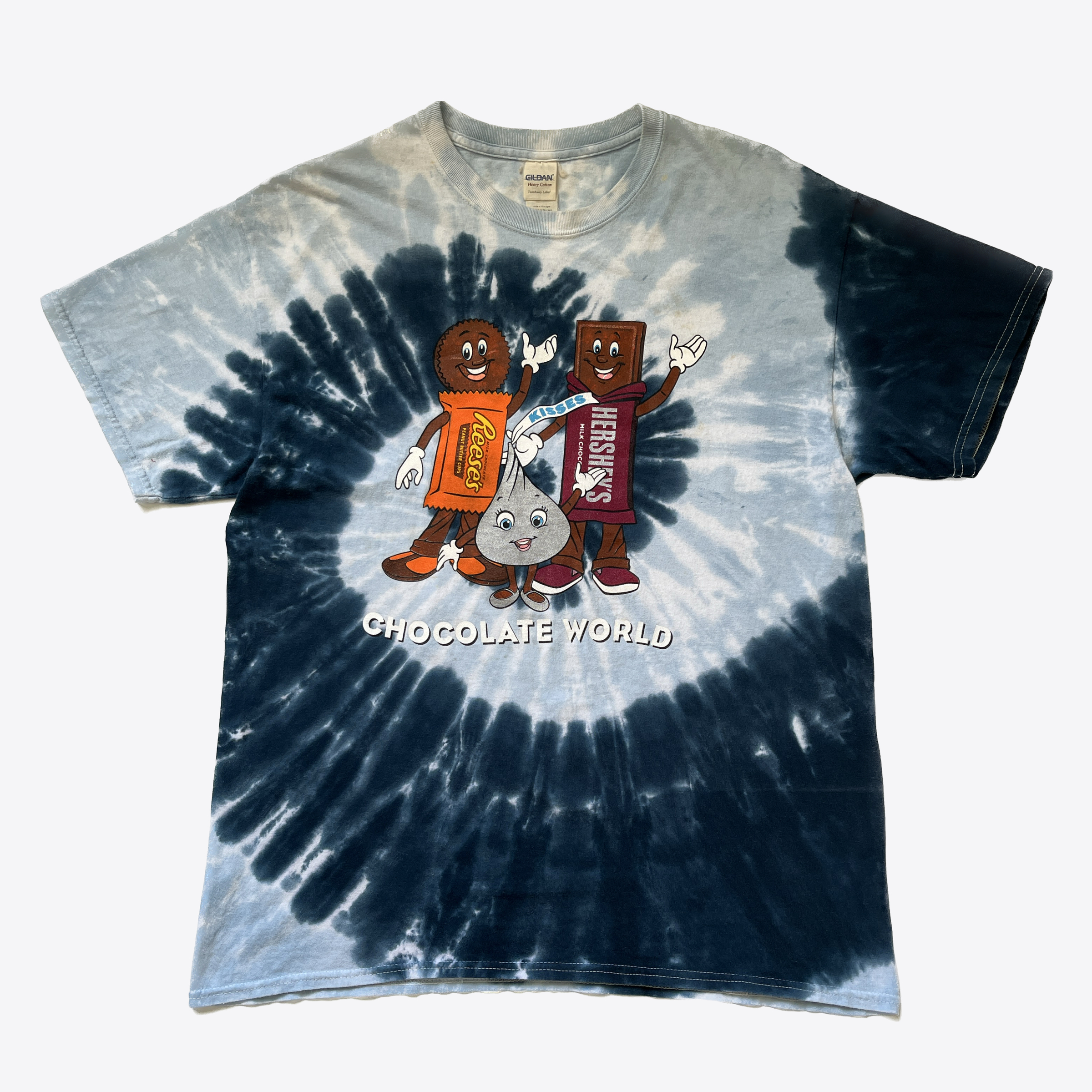 CHOCOLATE WORLD TIE-DYE TEE 1