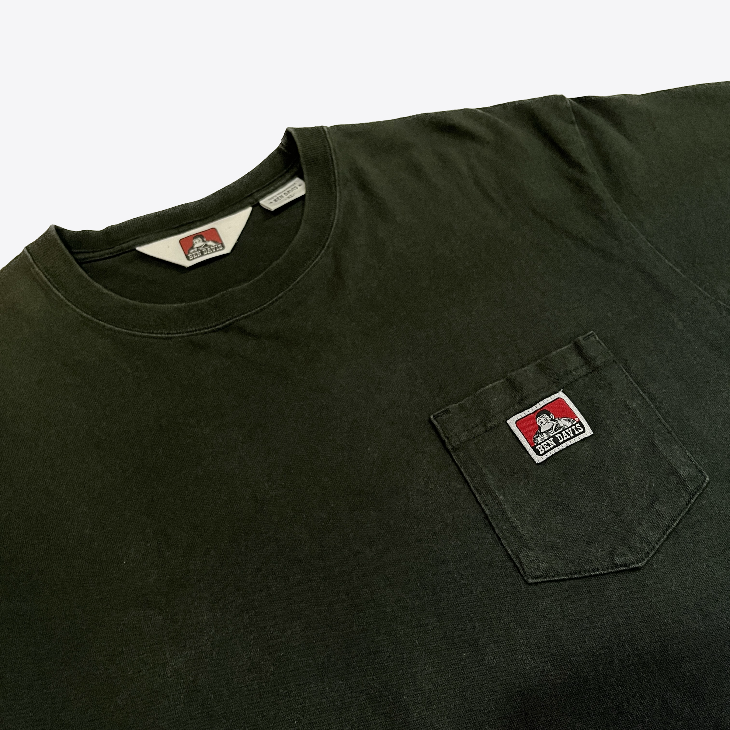 BEN DAVIS HEAVY DUTY HUNTER GREEN TEE  (1)