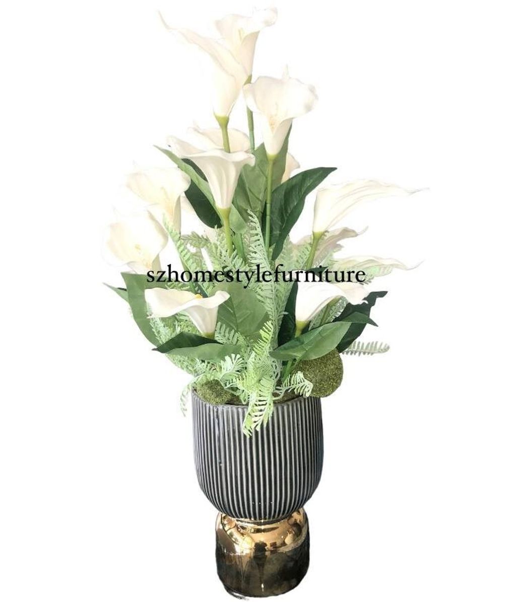 Lily Flower Ceramic Vase