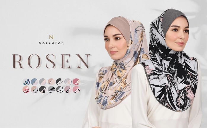 Naelofar Hijab Fleur De Lofa / Visit our physical store at kiosk