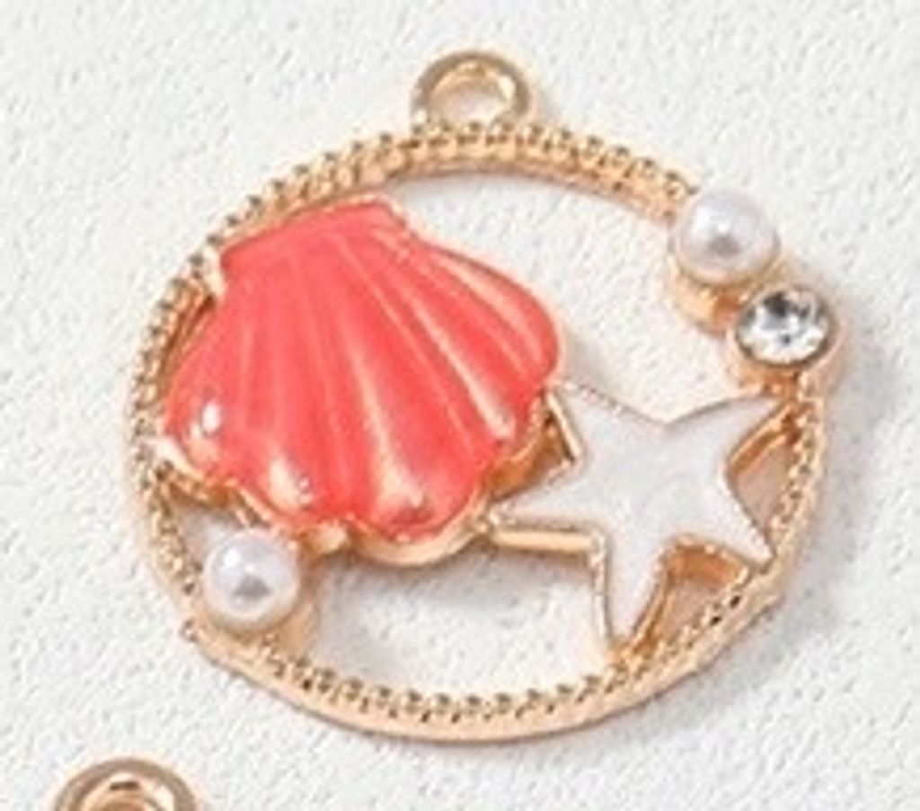 HJ-059橘色貝殼海星