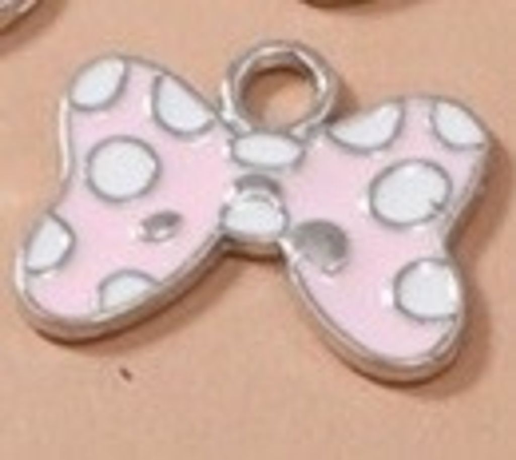 HJ-076粉點點蝴蝶結