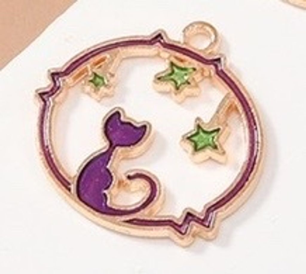 HJ-104紫色貓星星