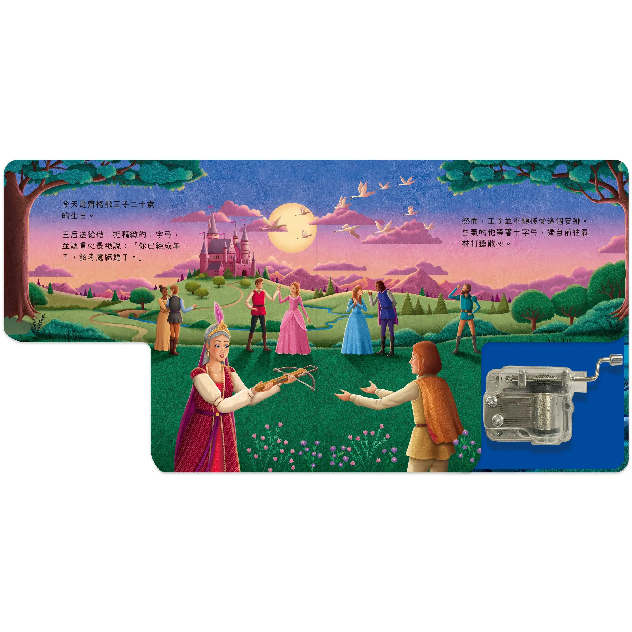 轉吧轉吧發條音樂盒-天鵝湖-內頁1