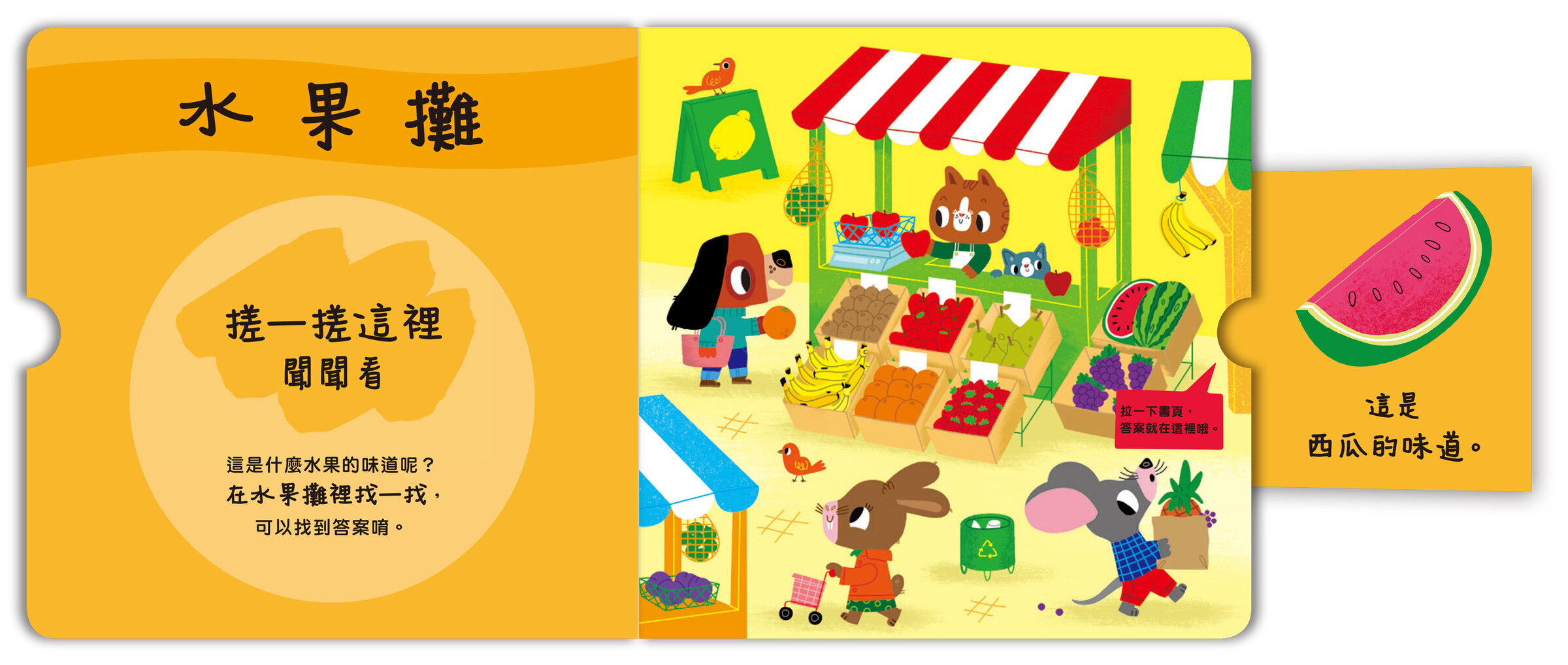 寶貝聞聞看-找一找是什麼水果的味道-01