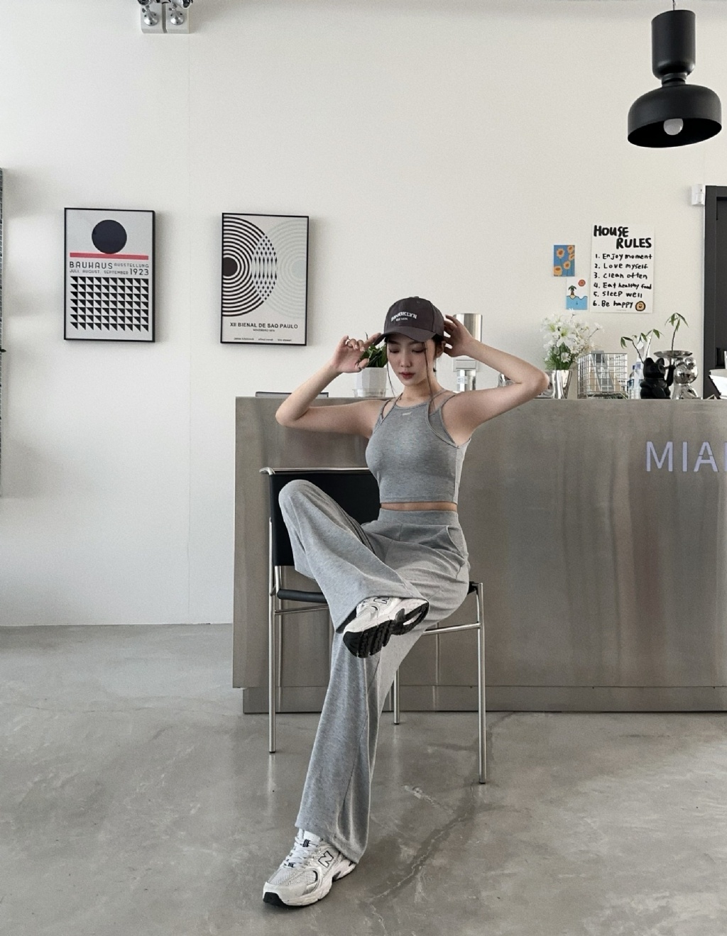 8280933-1『訂製款』個性休閒假兩件鐵牌長褲SET