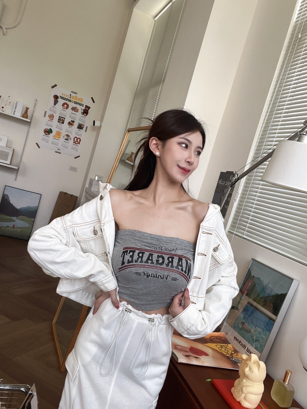 4926 前口袋車線設計牛仔外套 (3)