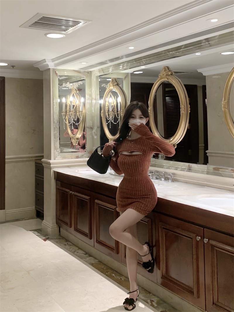 1313不规则拉链锁空选衣福打底福 (3)