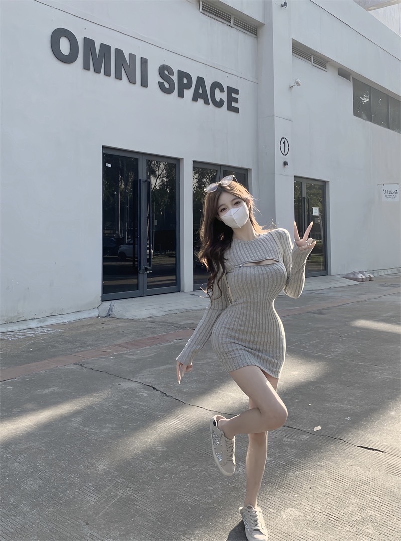 1313不规则拉链锁空选衣福打底福 (5)