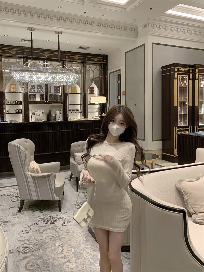 1313不规则拉链锁空选衣福打底福 (2)