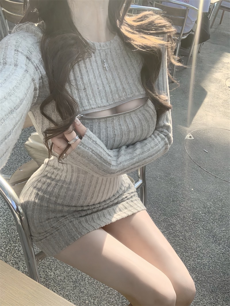 1313不规则拉链锁空选衣福打底福 (6)