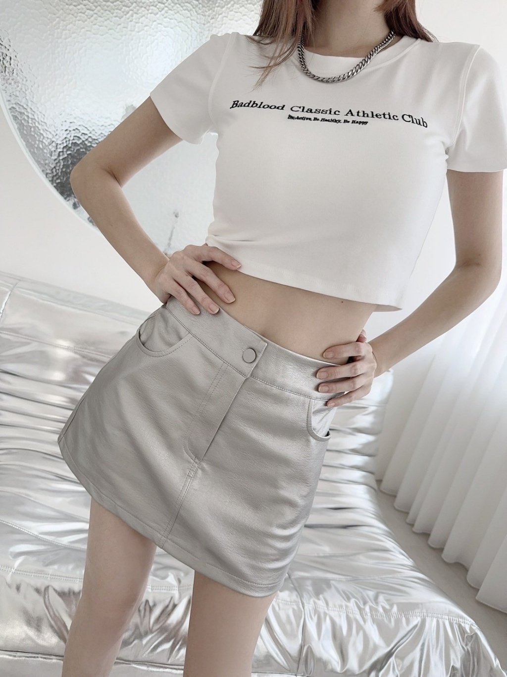 007獨家皮革包臀短裙hot (2)