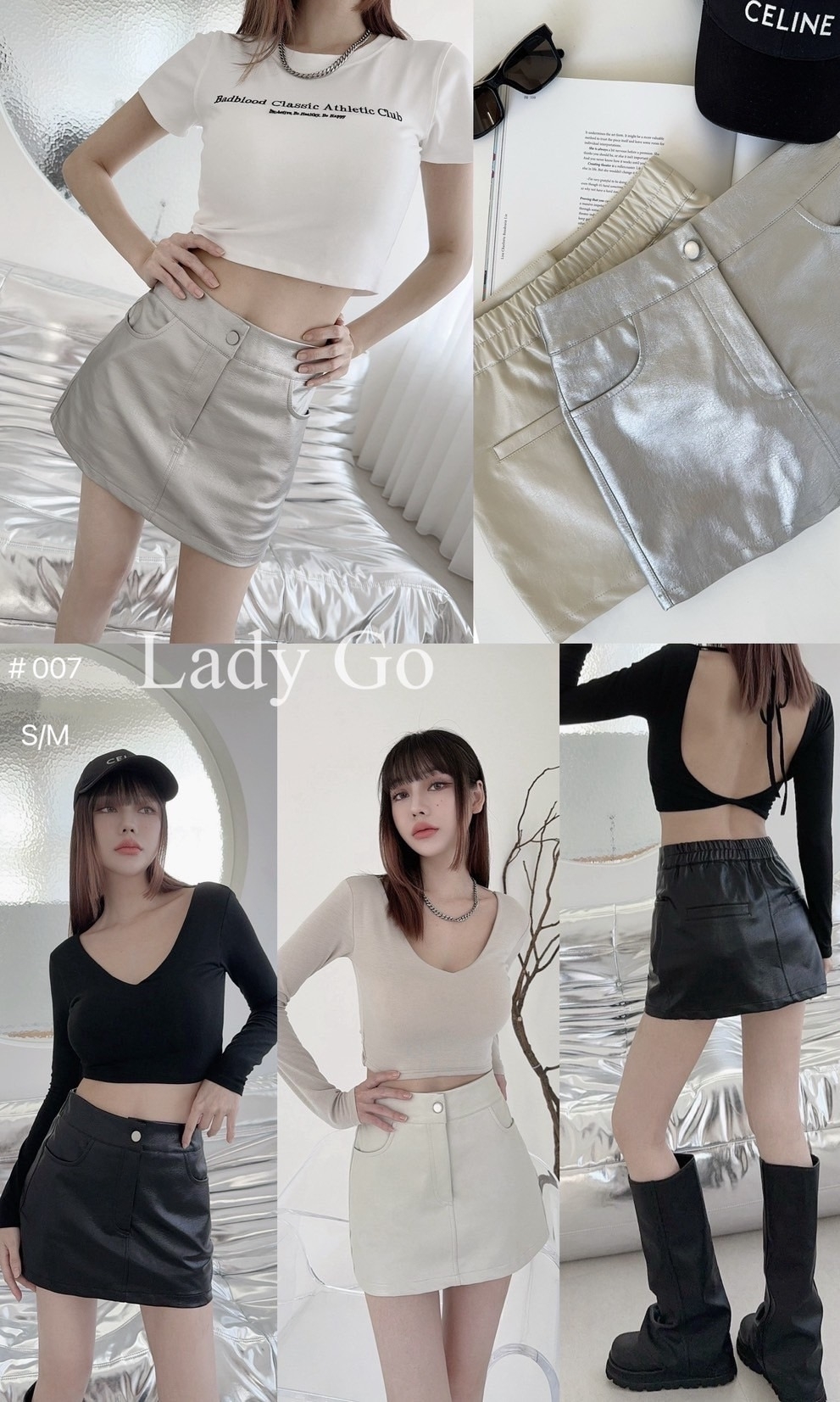 007獨家皮革包臀短裙hot (6)