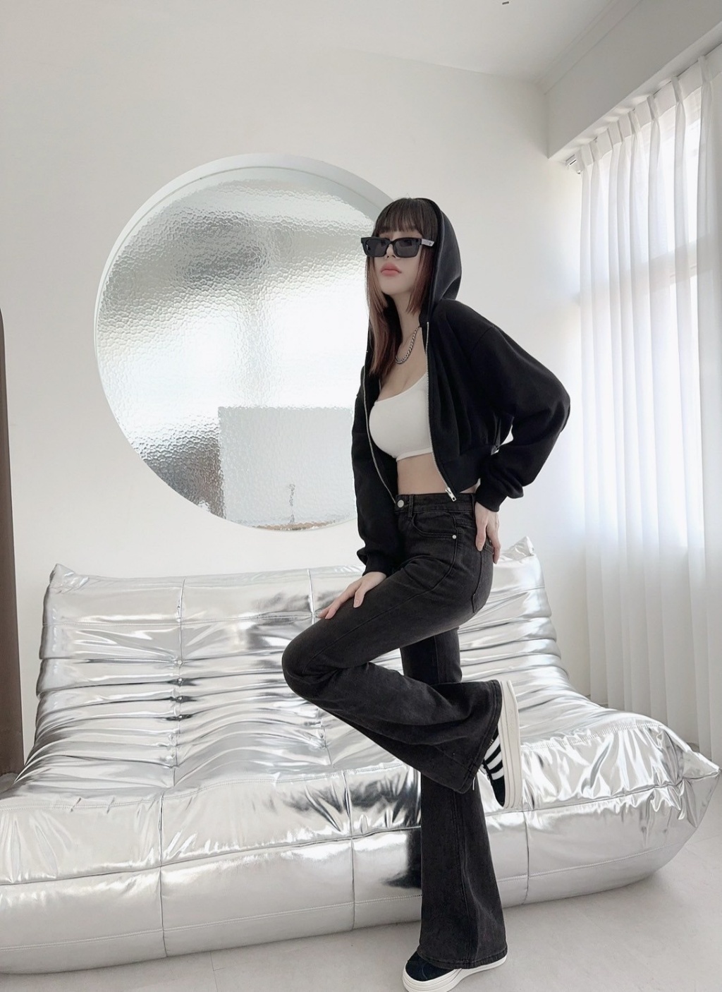 9568獨家棉質短版連帽外套 (3)