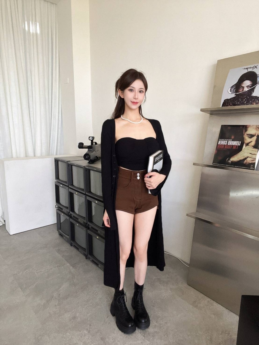 5532馬甲設計背心+同色長罩衫Set (4)