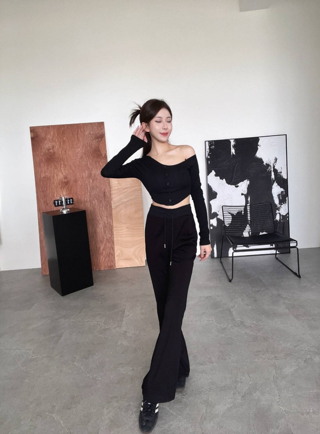 8108超顯瘦微喇叭長褲 (5)