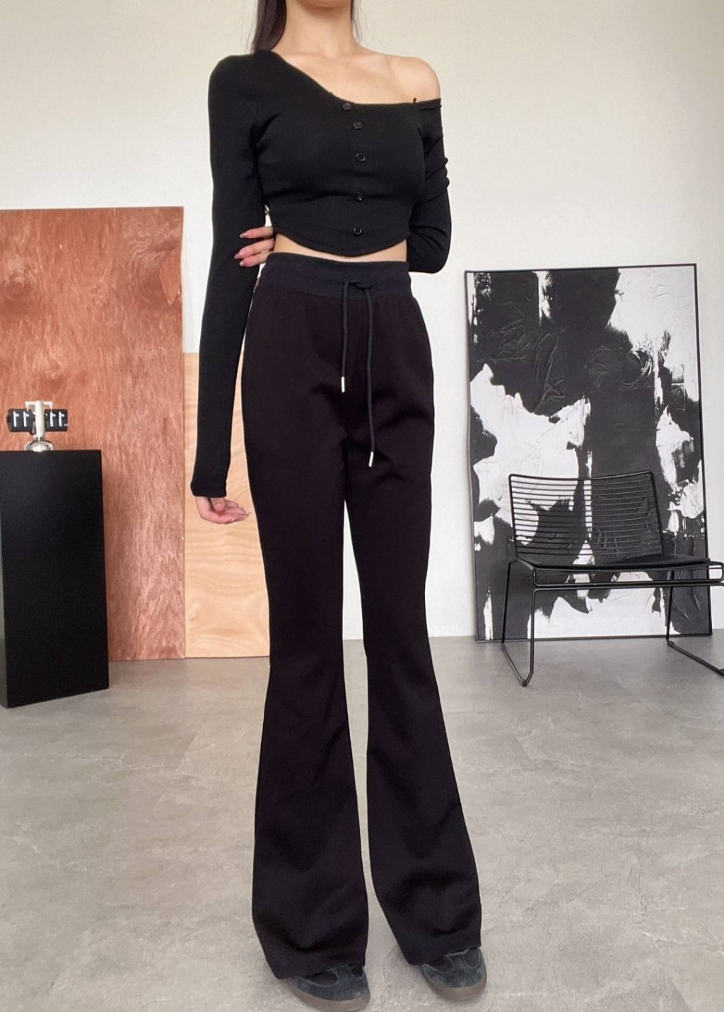 8108超顯瘦微喇叭長褲 (4)