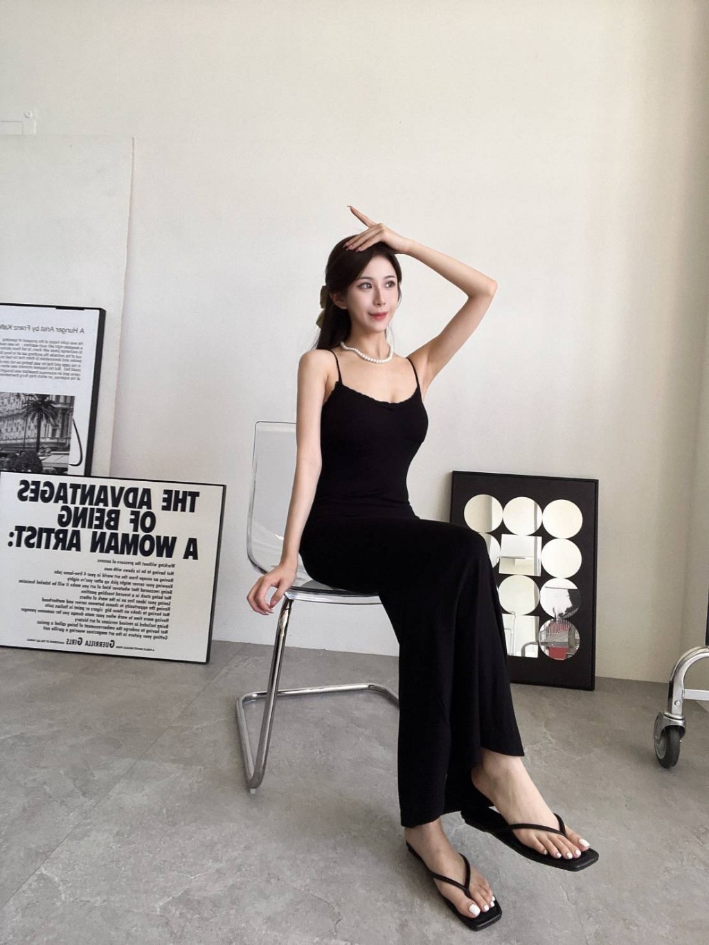 2735超美細肩蕾絲魚尾長洋裝 (4)