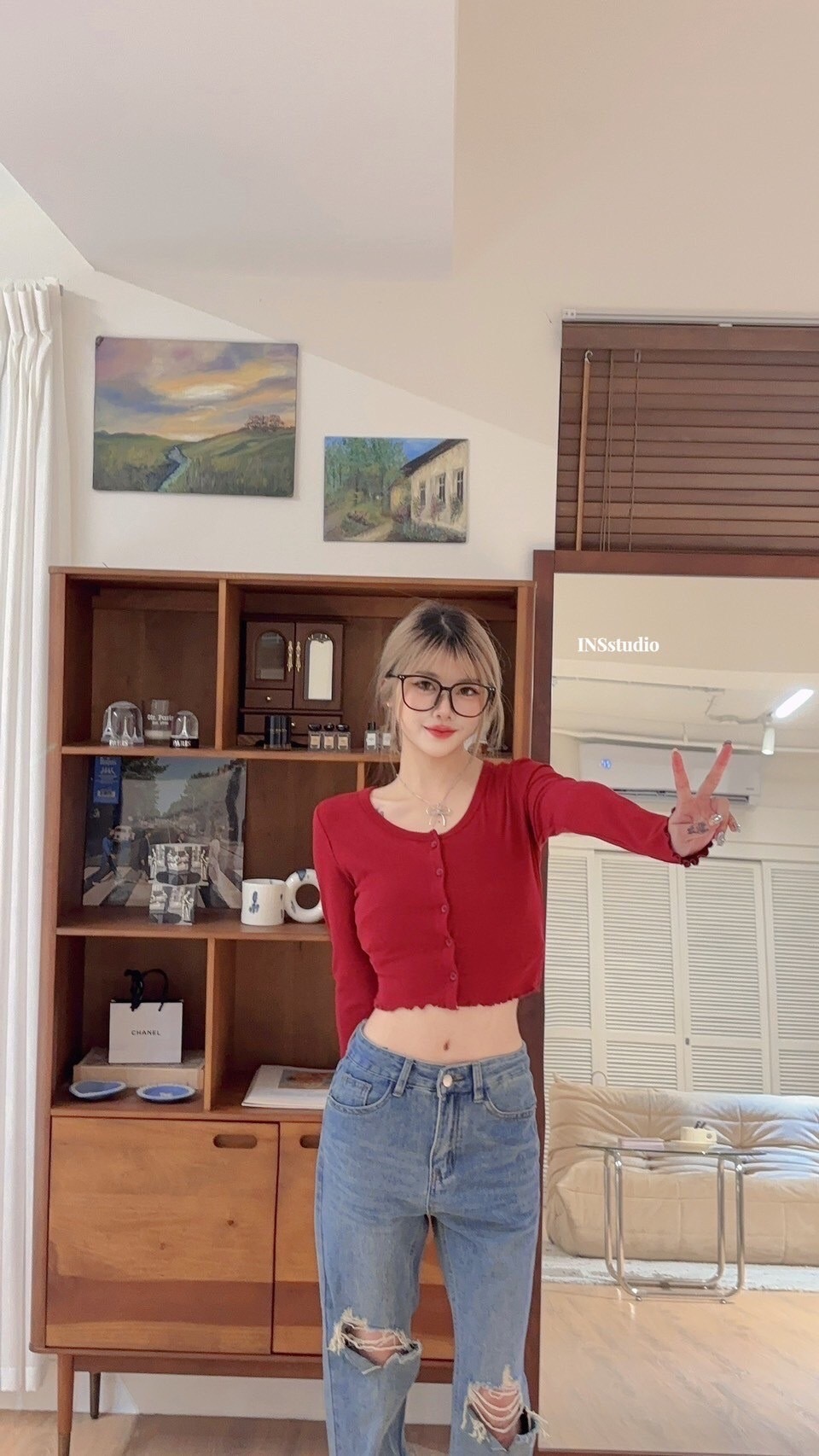 307【秋冬系列｜韓系疊穿🇰🇷】木耳边长袖纯色防晒打底开衫 (12)