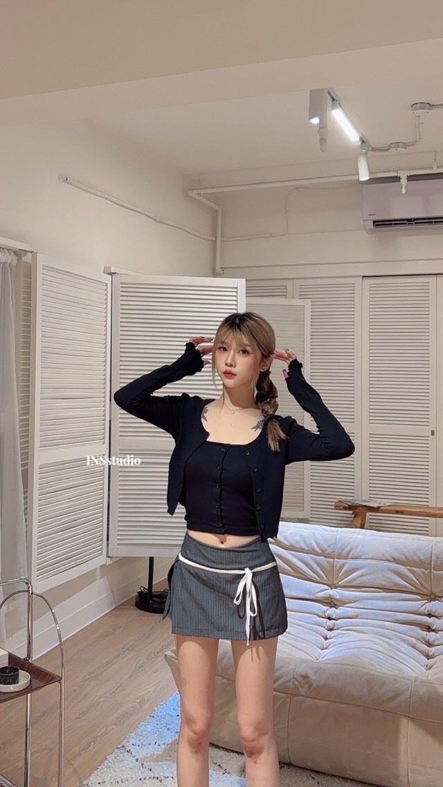 307【秋冬系列｜韓系疊穿🇰🇷】木耳边长袖纯色防晒打底开衫 (8)