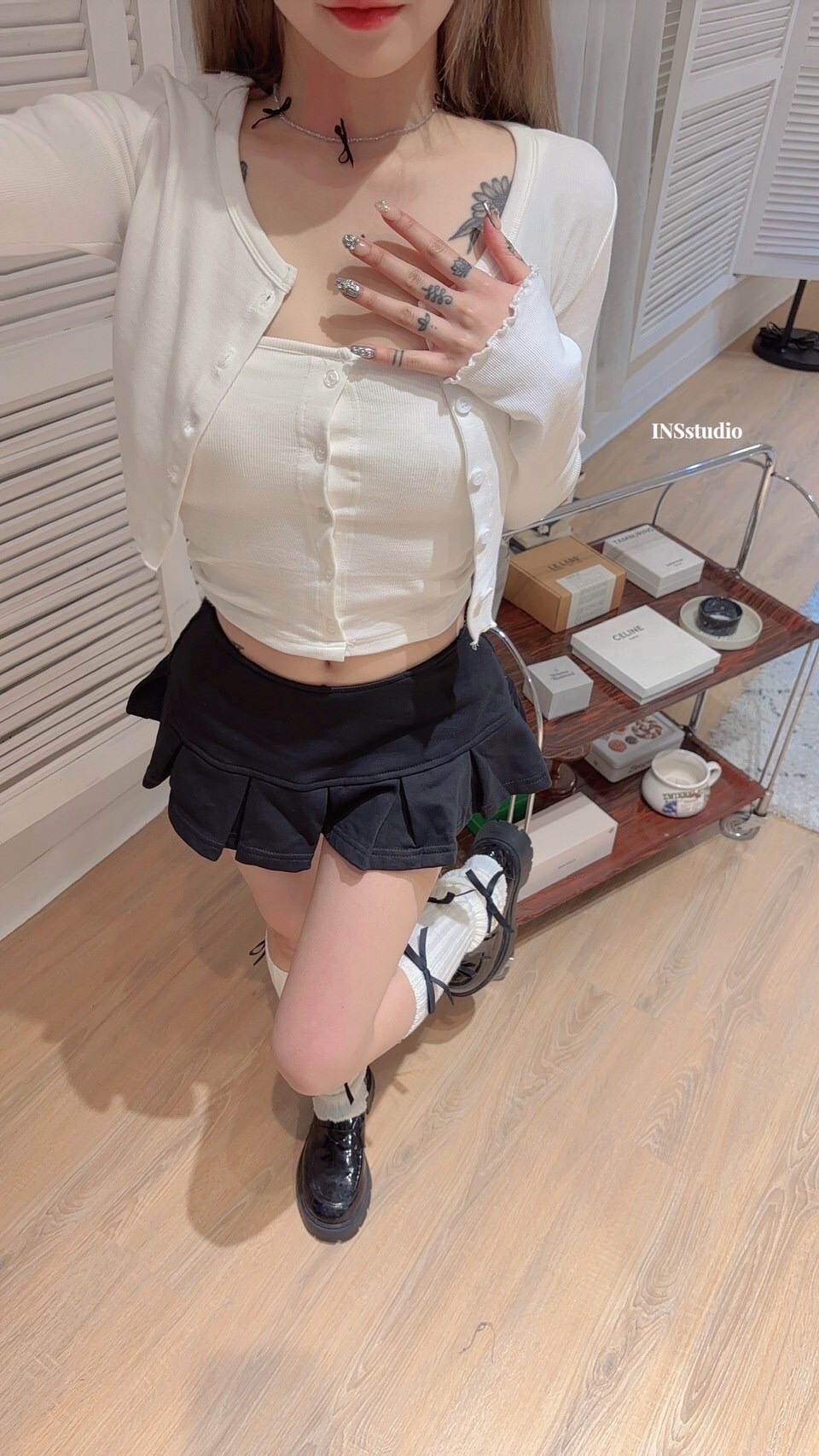 307【秋冬系列｜韓系疊穿🇰🇷】木耳边长袖纯色防晒打底开衫 (9)