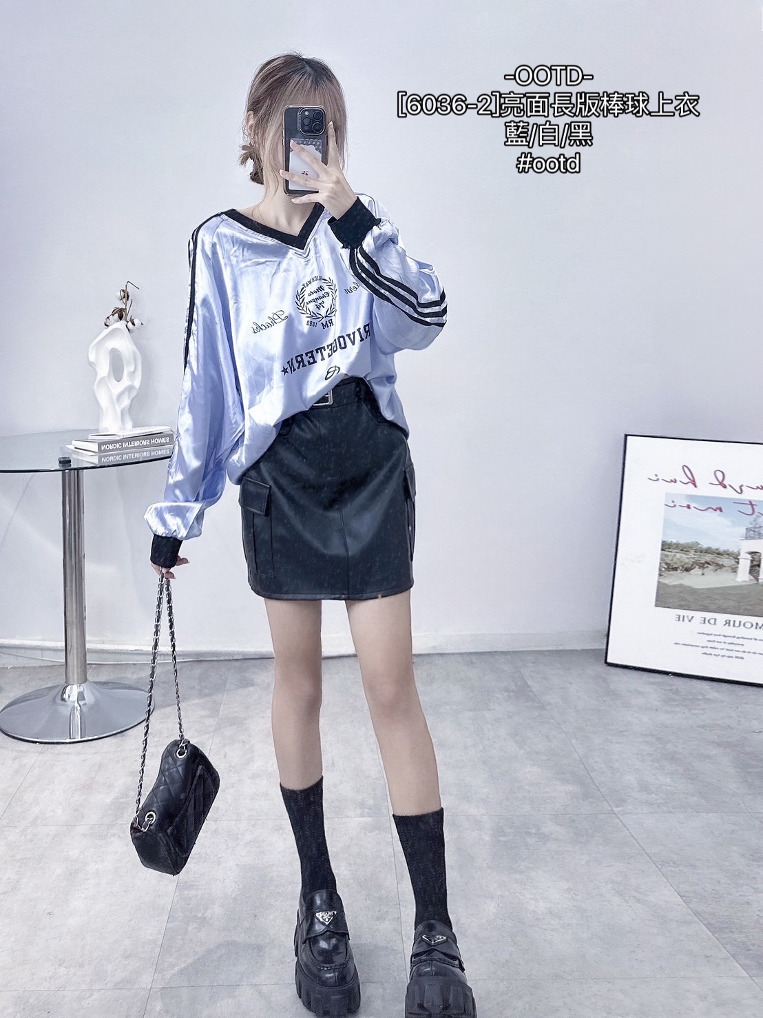 [6036-2]亮面長版棒球上衣 (7)