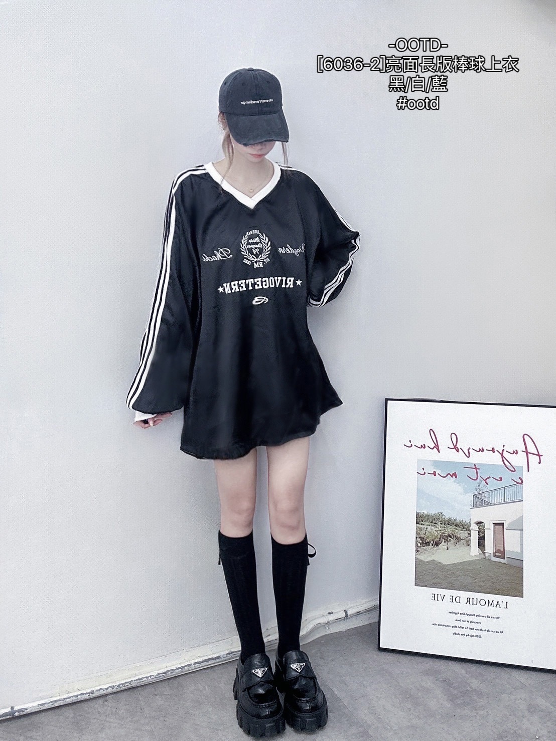 [6036-2]亮面長版棒球上衣 (11)