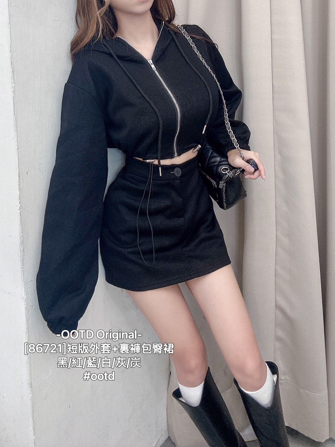 86721]短版外套+裏褲包臀裙 (12)