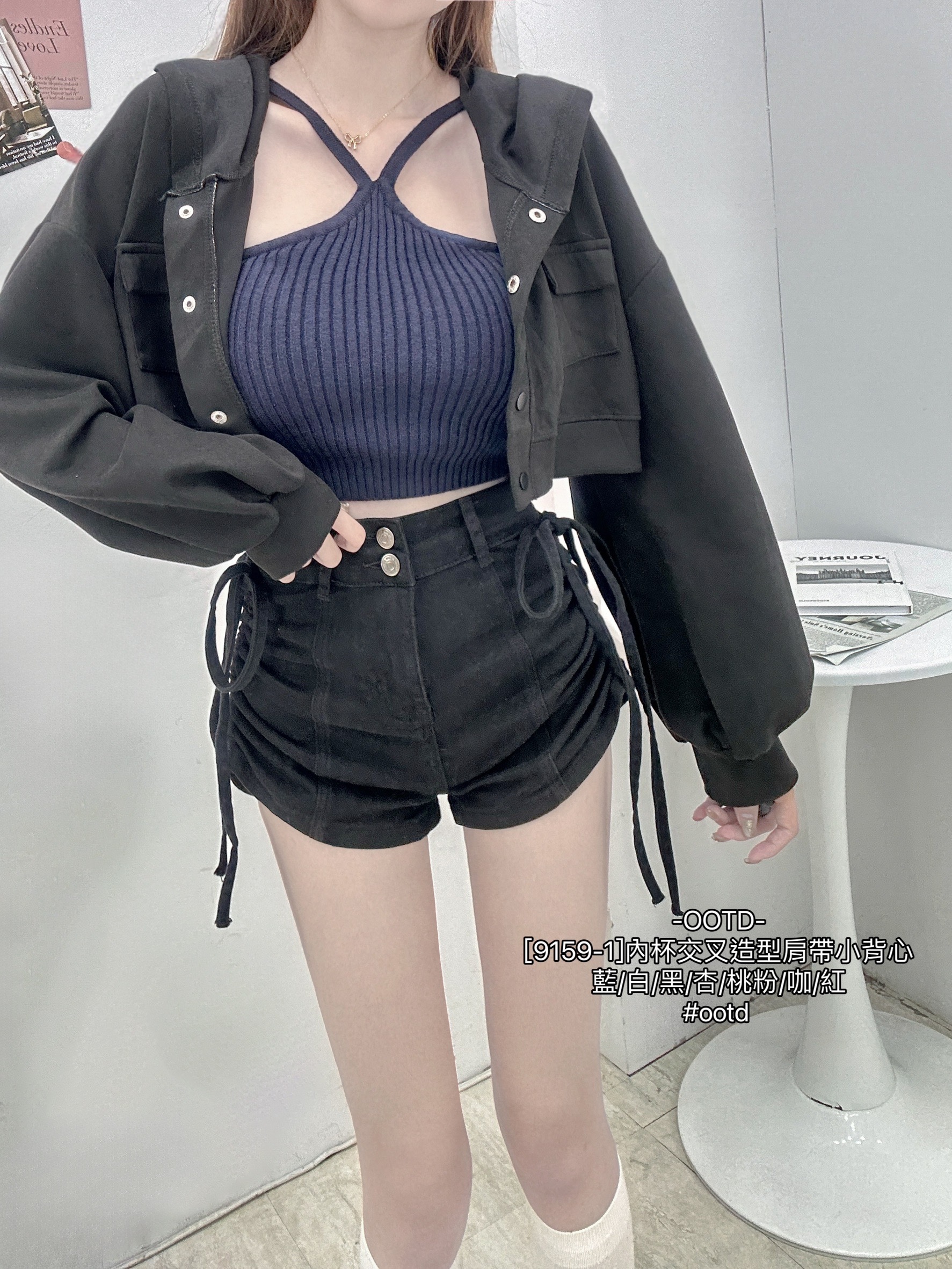 [9159-1]內杯交叉造型肩帶小背心 (12)