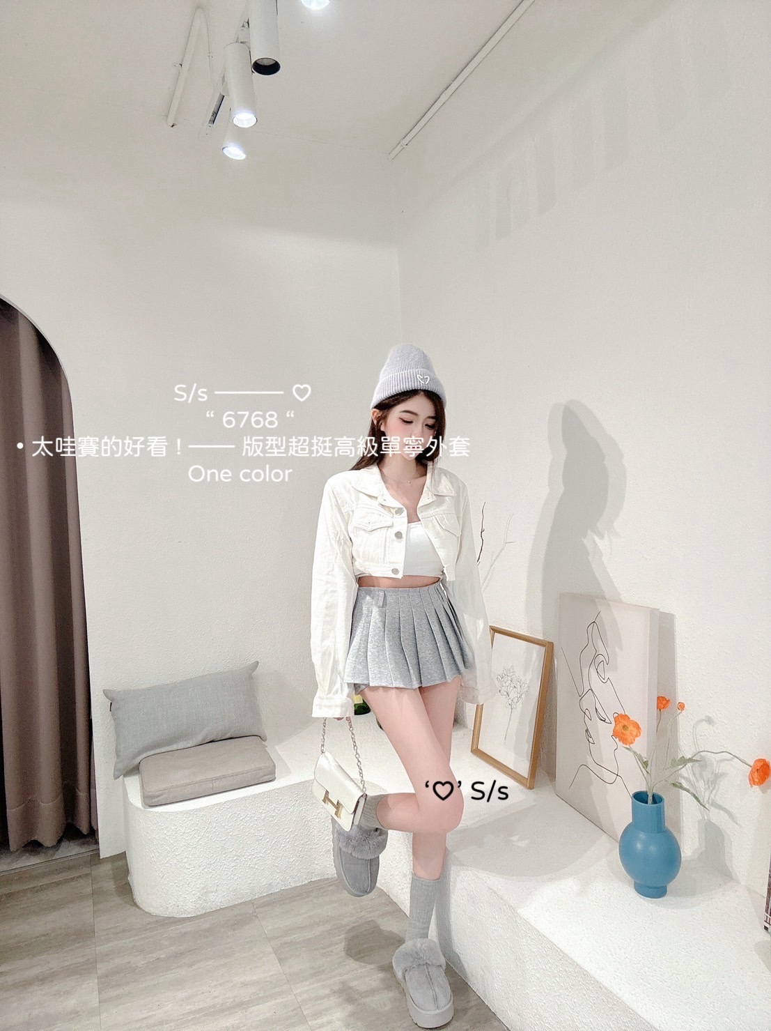 6768太哇賽的好看版型超挺高級單寧外套