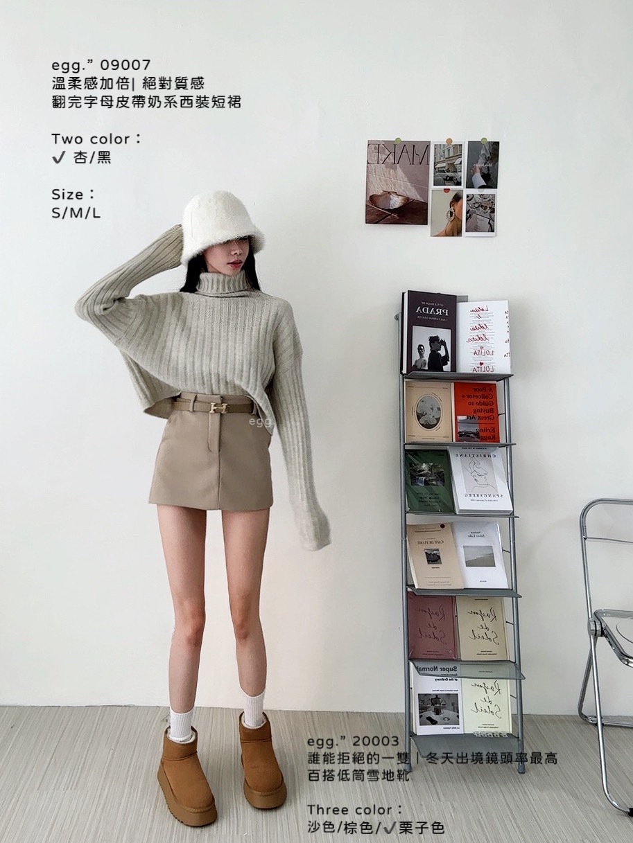 20003誰能拒絕的一雙｜冬天出境鏡頭率最高百搭低筒雪地靴 (7)