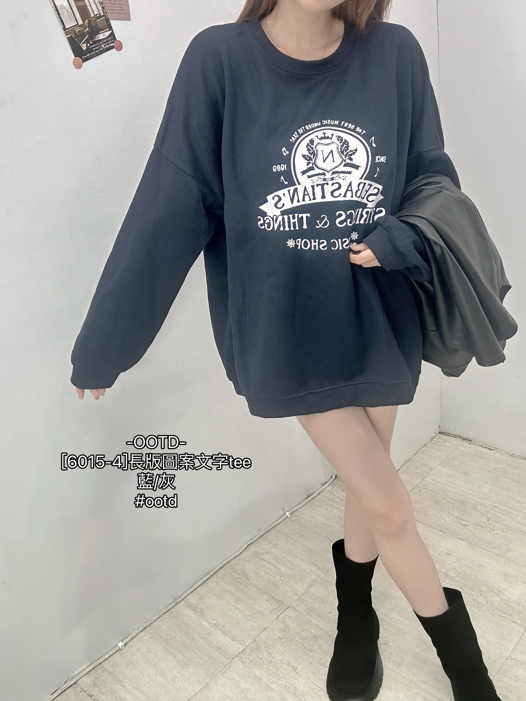 [6015-4]長版圖案文字tee (5)