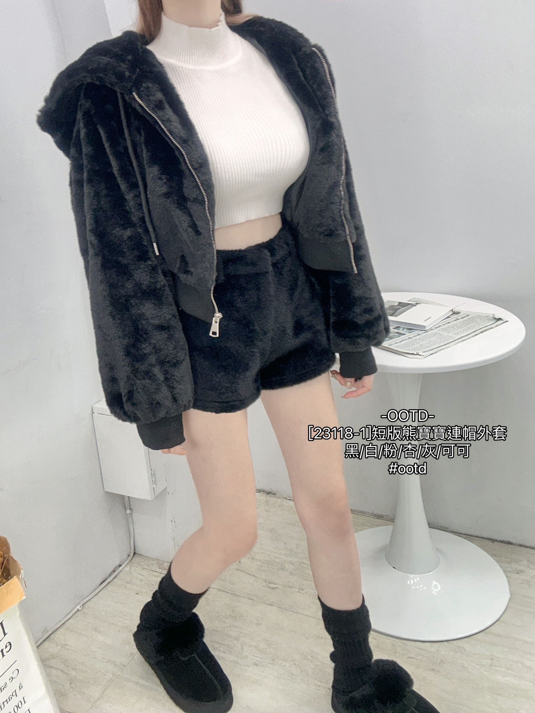 [23118-1]短版熊寶寶連帽外套 (12)
