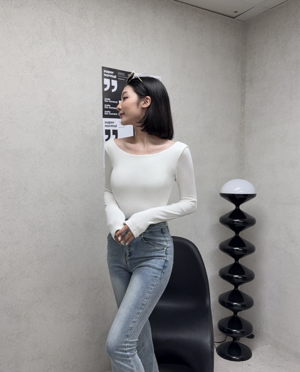 1030205『選品』磨毛大U背保暖打底上衣 (5)