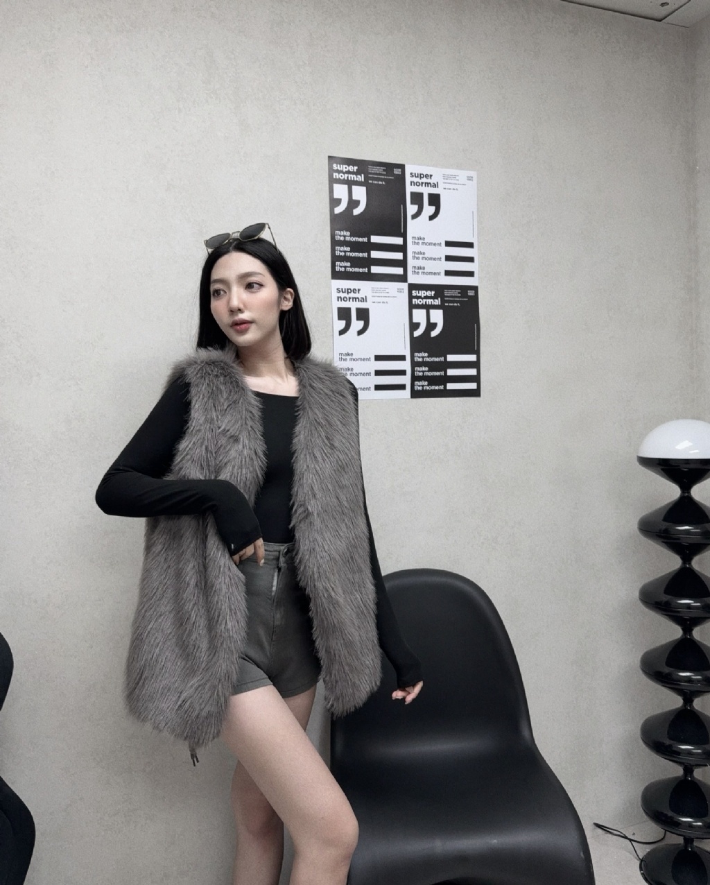 10306859『選品』氣質毛茸茸背心 (6)