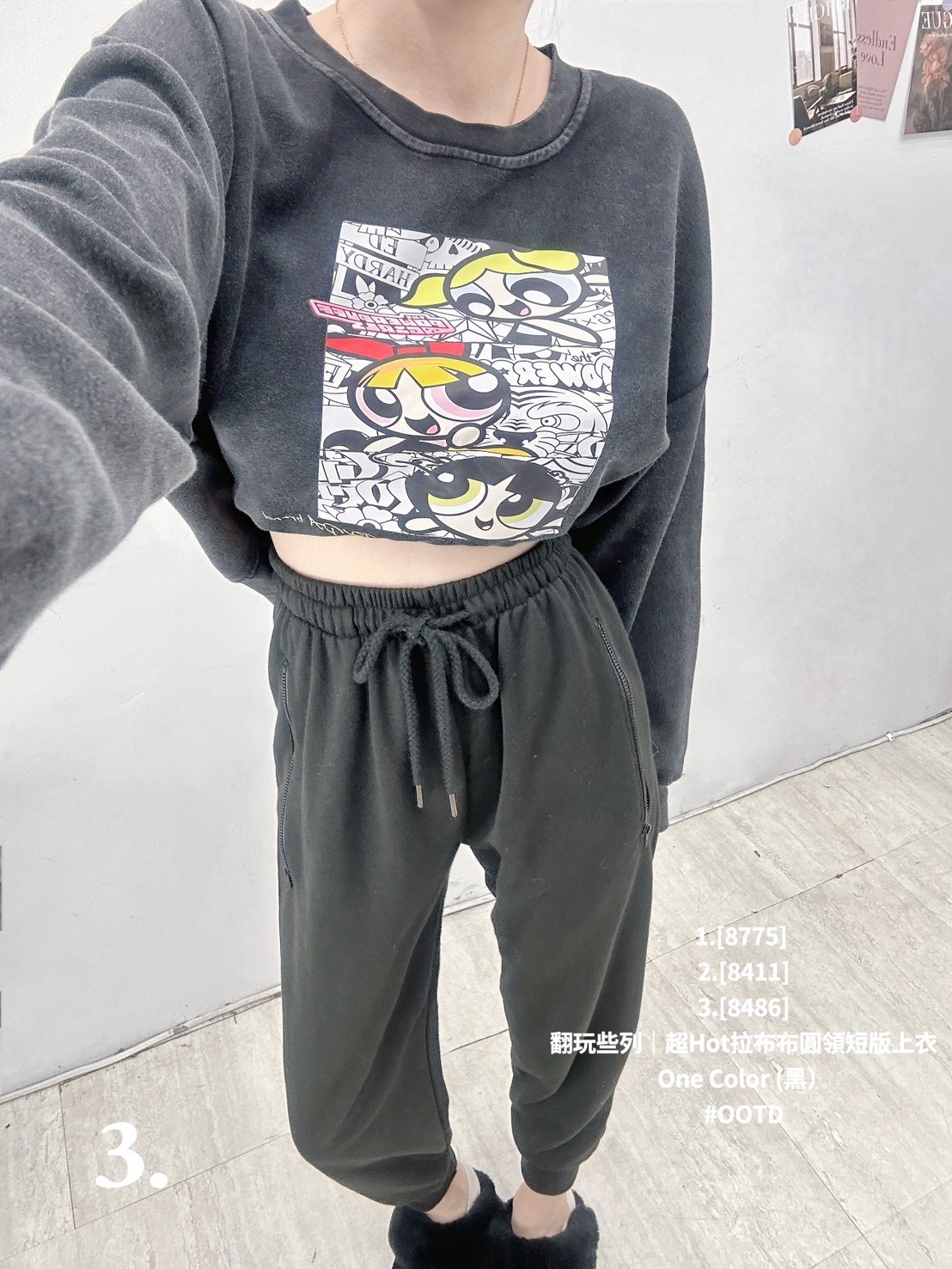 [8486]翻玩些列｜超Hot拉布布圓領短版上衣 (6)