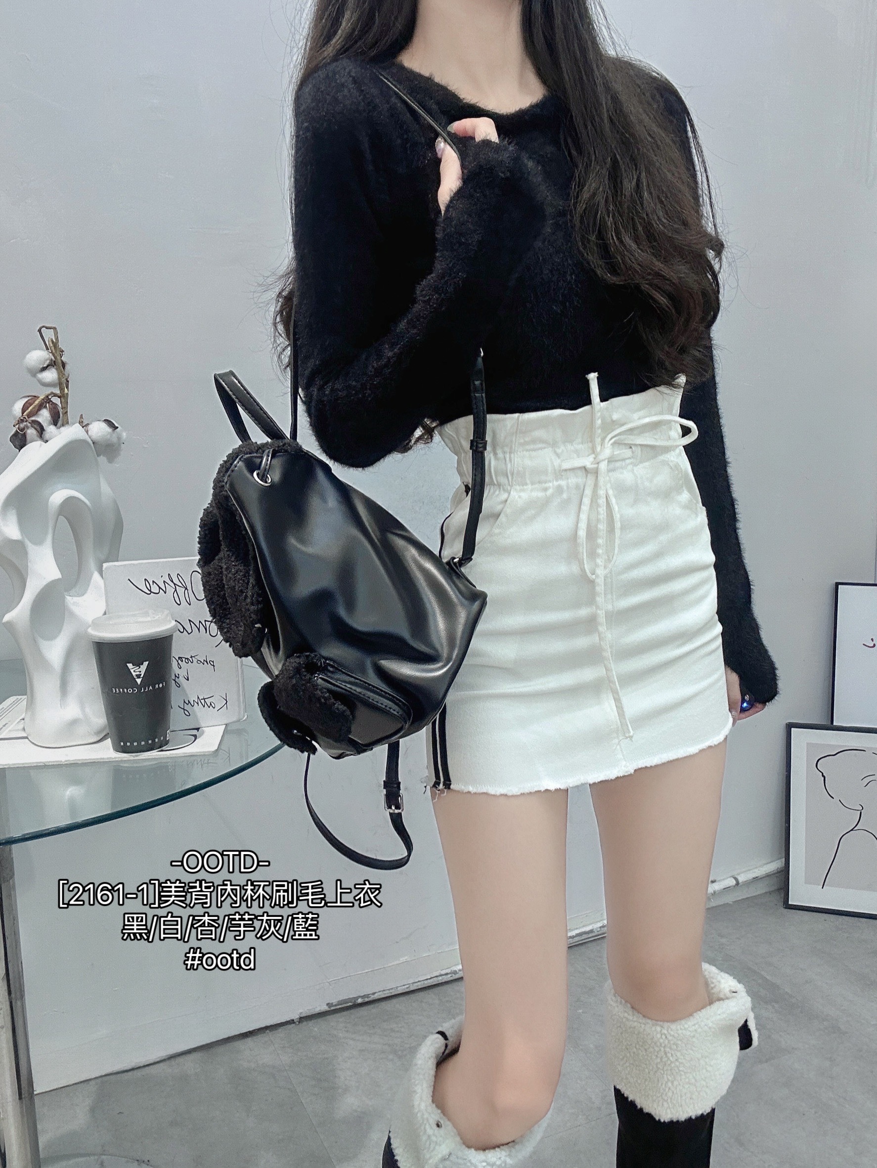 [2161-1]美背內杯刷毛上衣 (9)