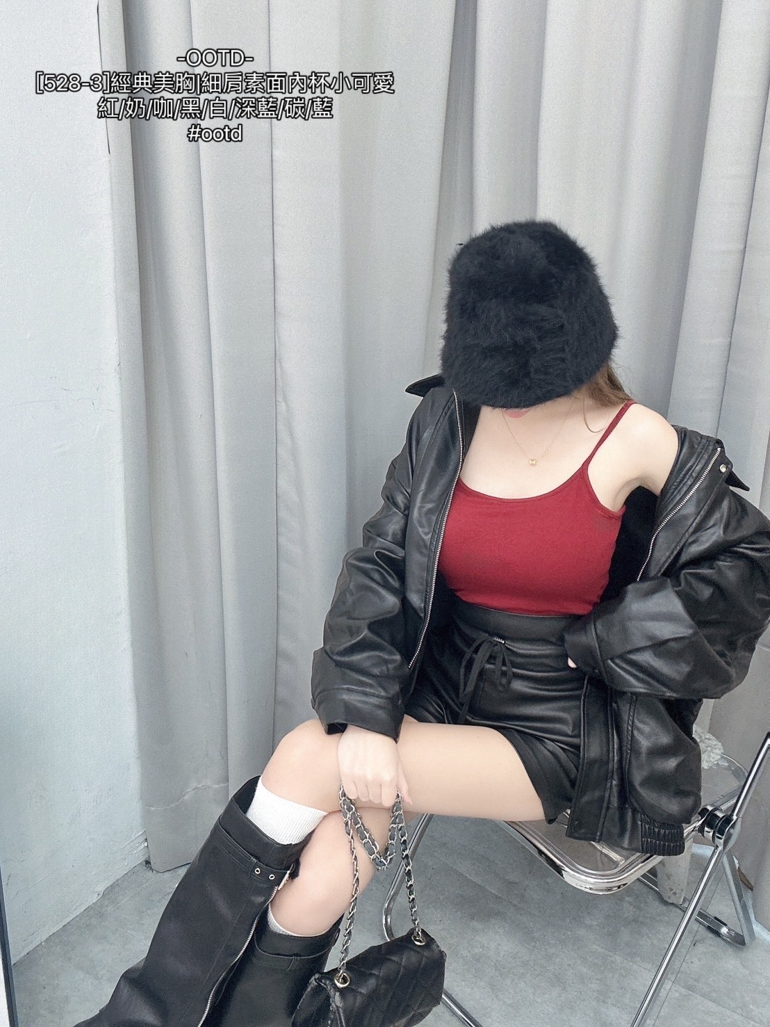 [528-3]經典美胸細肩素面內杯小可愛 (8)