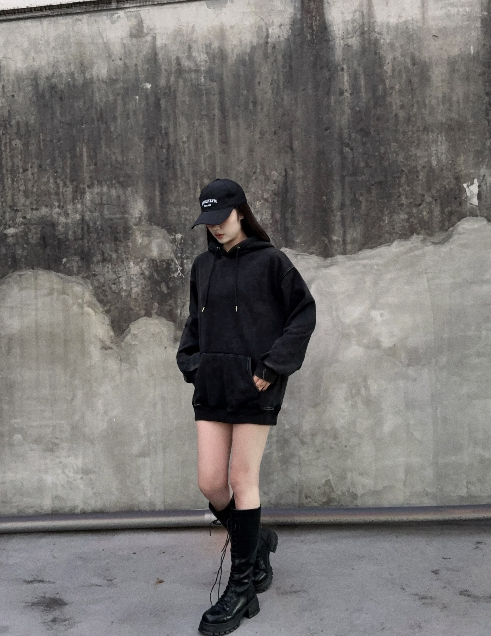 1024070𝓐.𝓓𝓮𝓼𝓲𝓰𝓷『選品』個性水洗刷毛帽T (2)