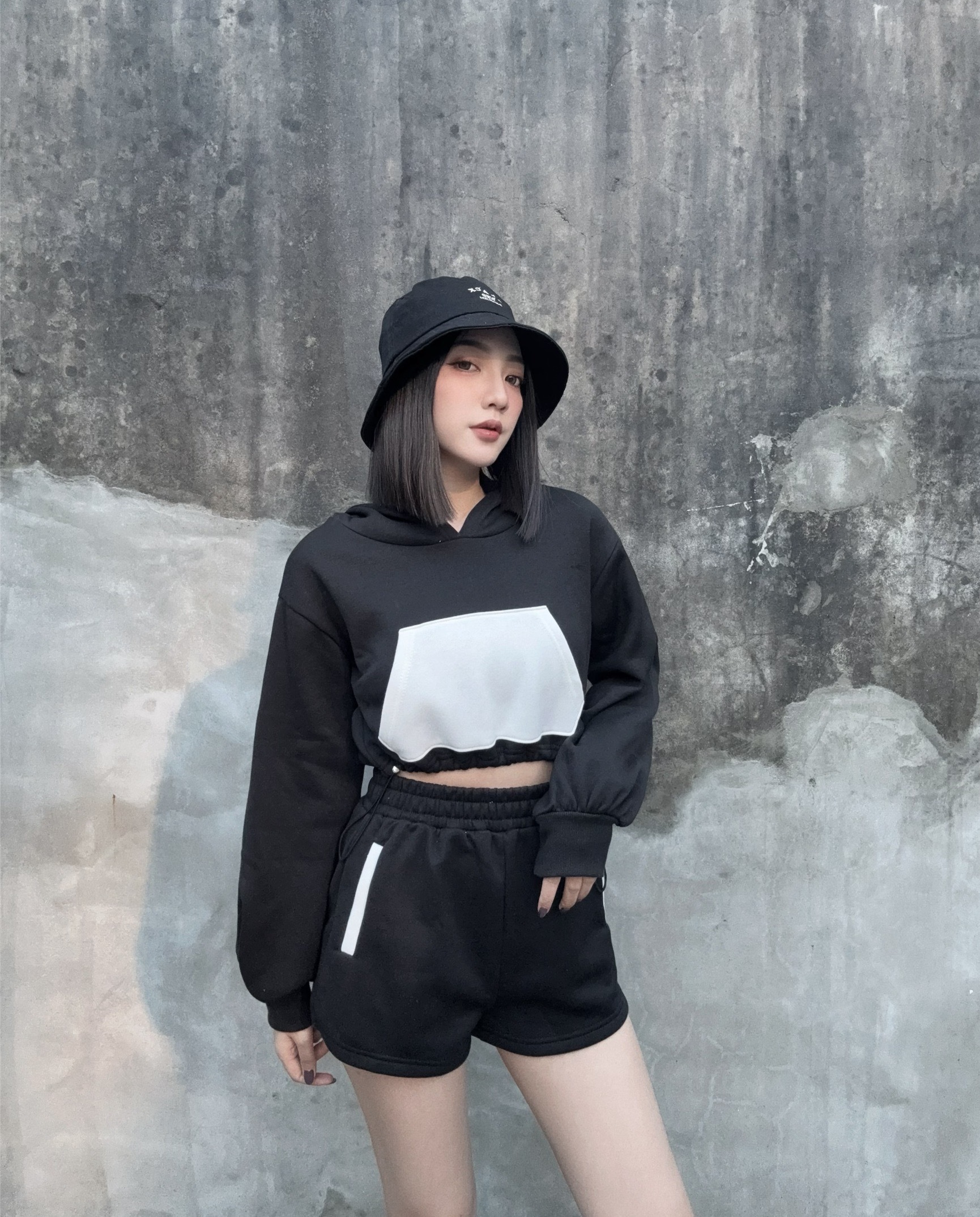 10240052『訂製款』休閒款撞色連帽SET (4)