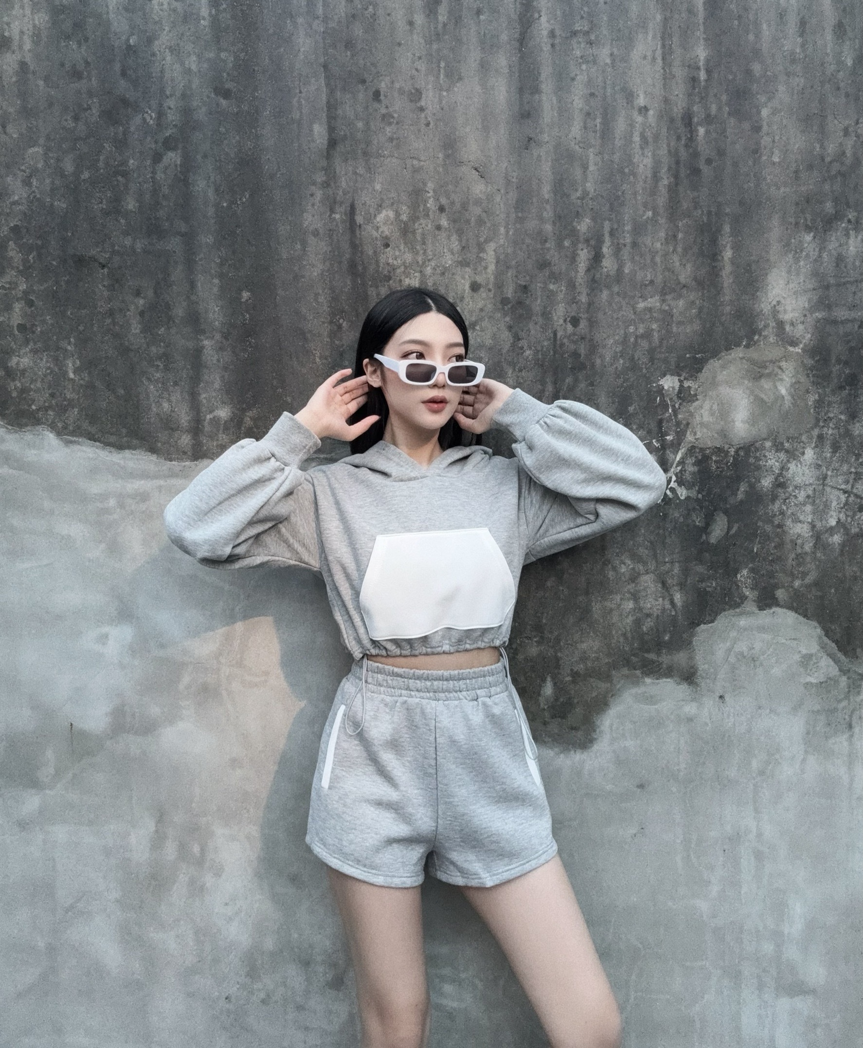 10240052『訂製款』休閒款撞色連帽SET (2)