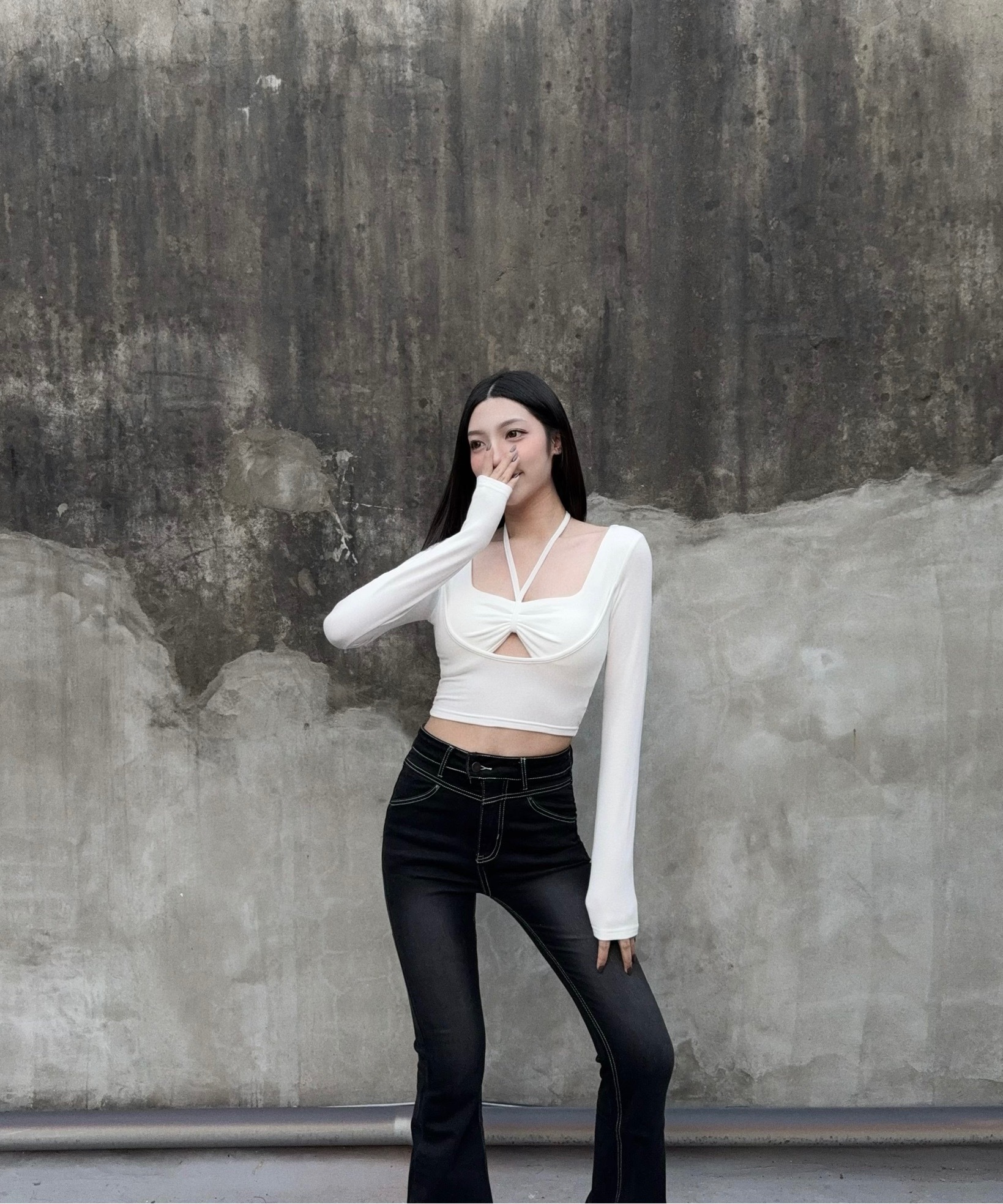 10240063『訂製款』設計感扭結掛脖Bra T