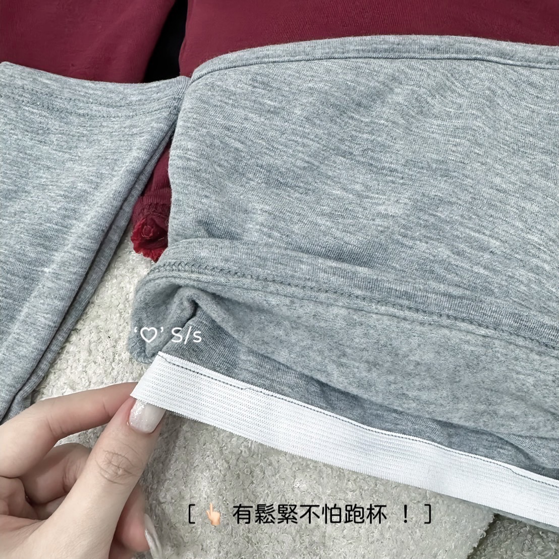 22002冬日質感單品內磨毛斜肩內杯上衣+包臀內裡短裙+繞脖SET (13)