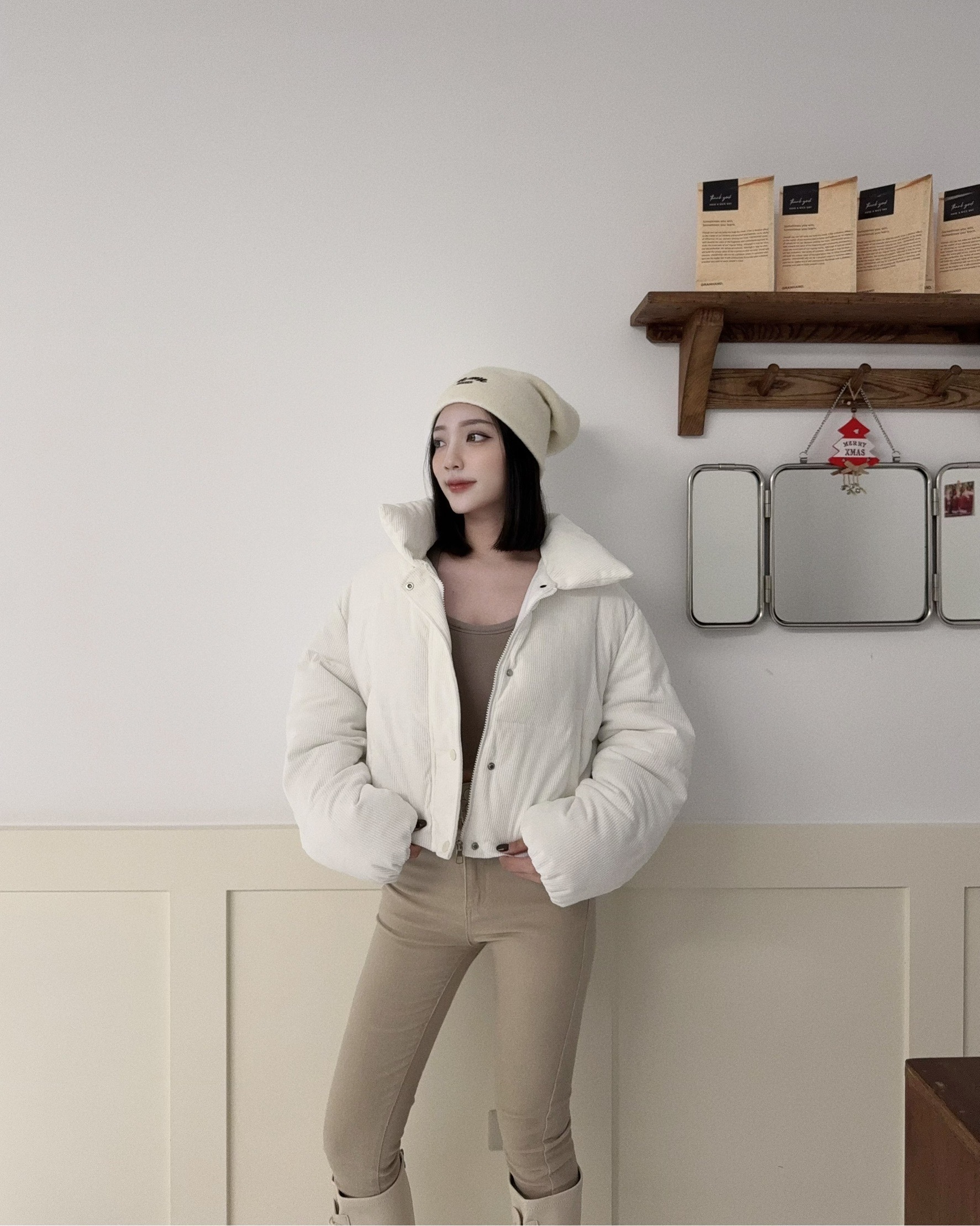 12118309『選品』燈芯絨澎澎麵包外套 (2)