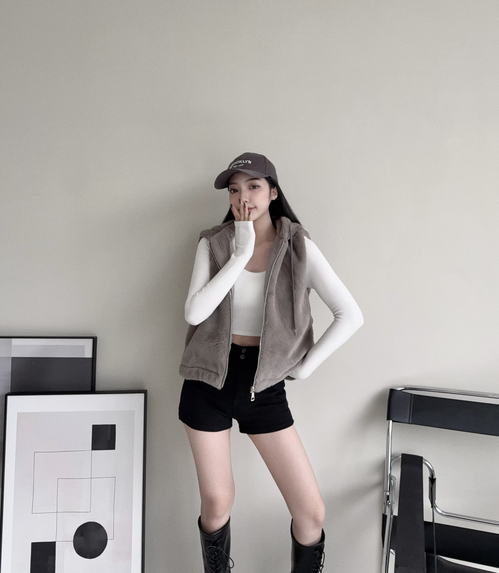 #1218593『選品』冬季必備保暖毛毛背心 (3)