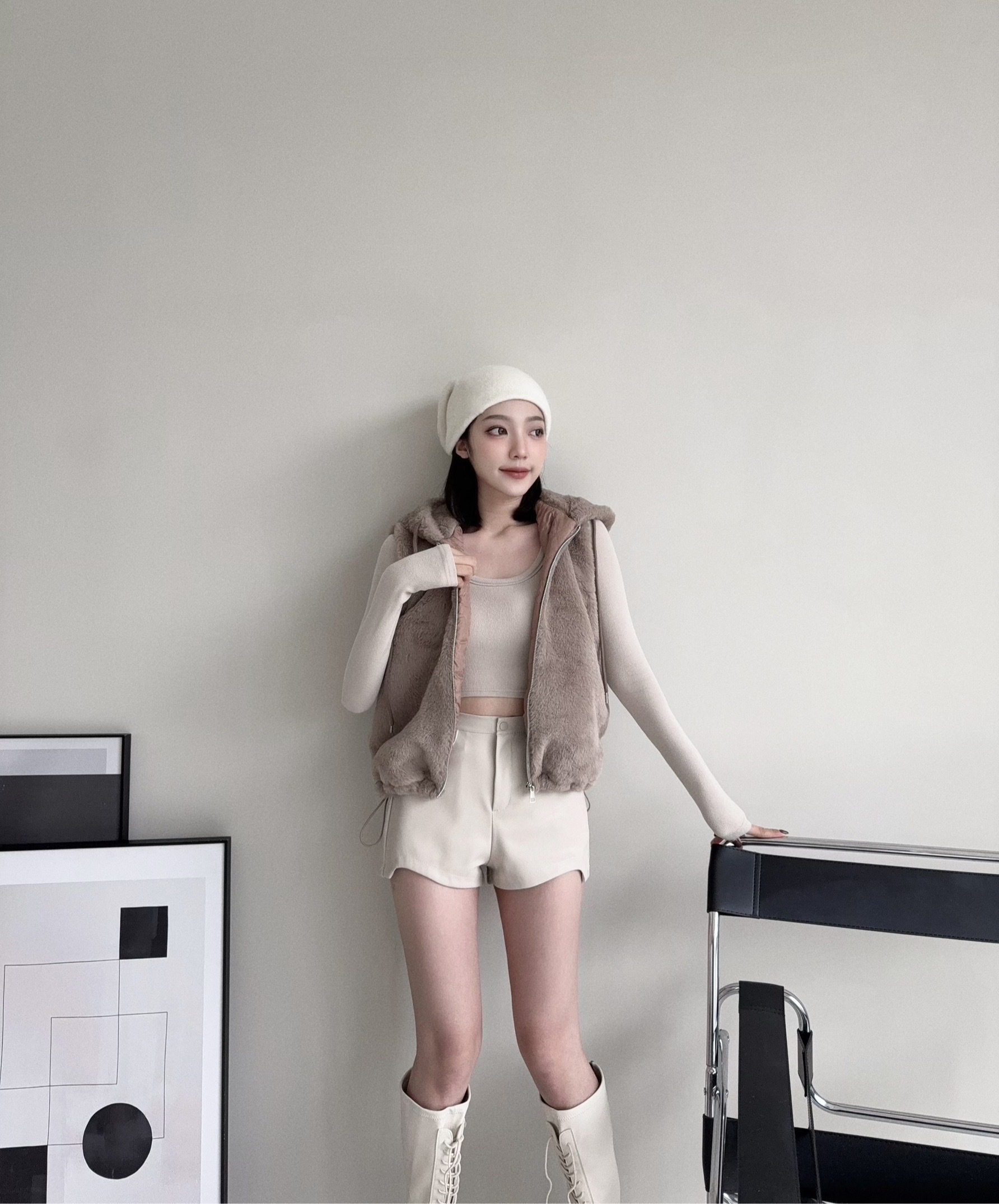 #1218593『選品』冬季必備保暖毛毛背心 (2)