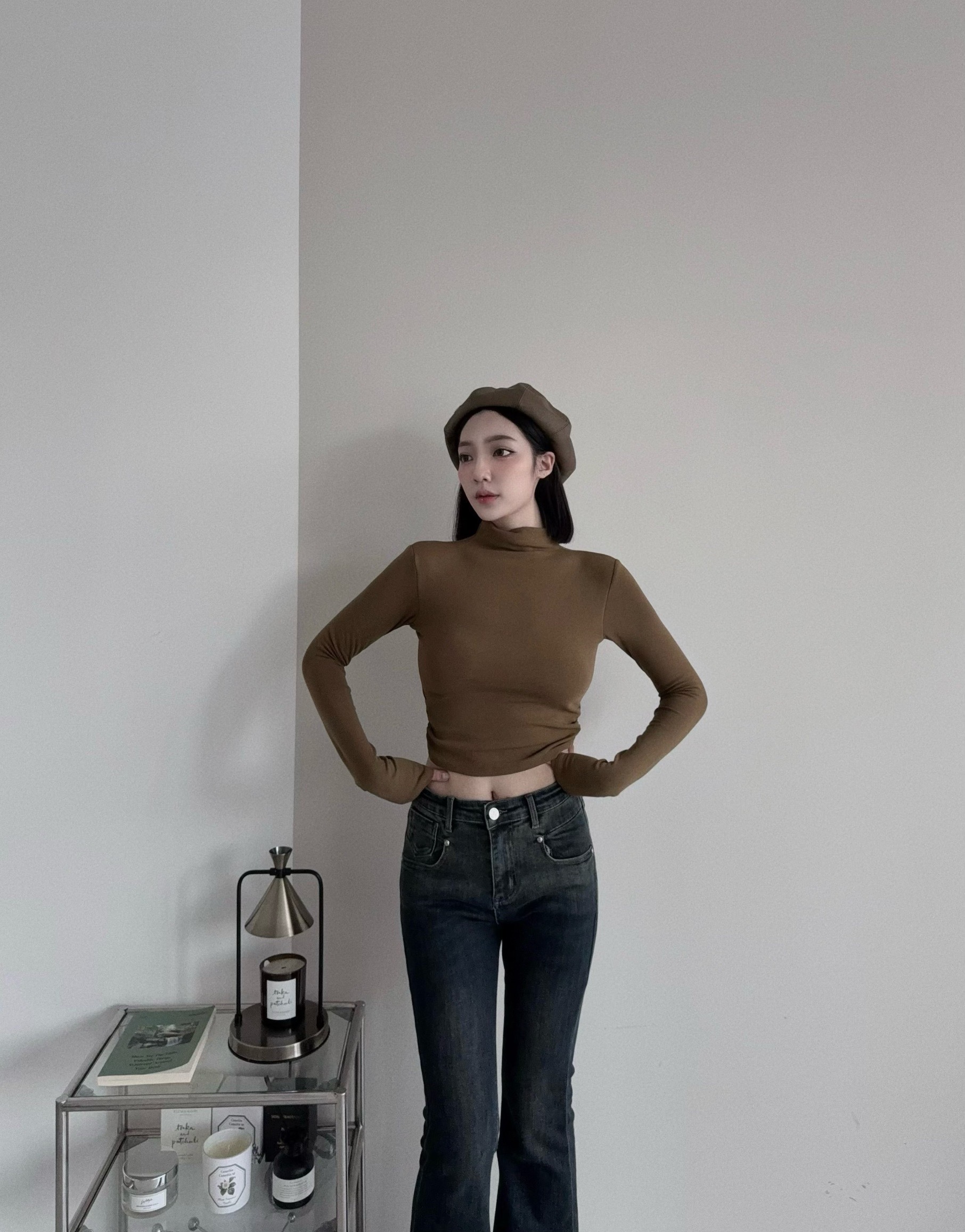 12182447『選品』🐑 软糯入冬🤍刷絨半高領打底衣 (4)