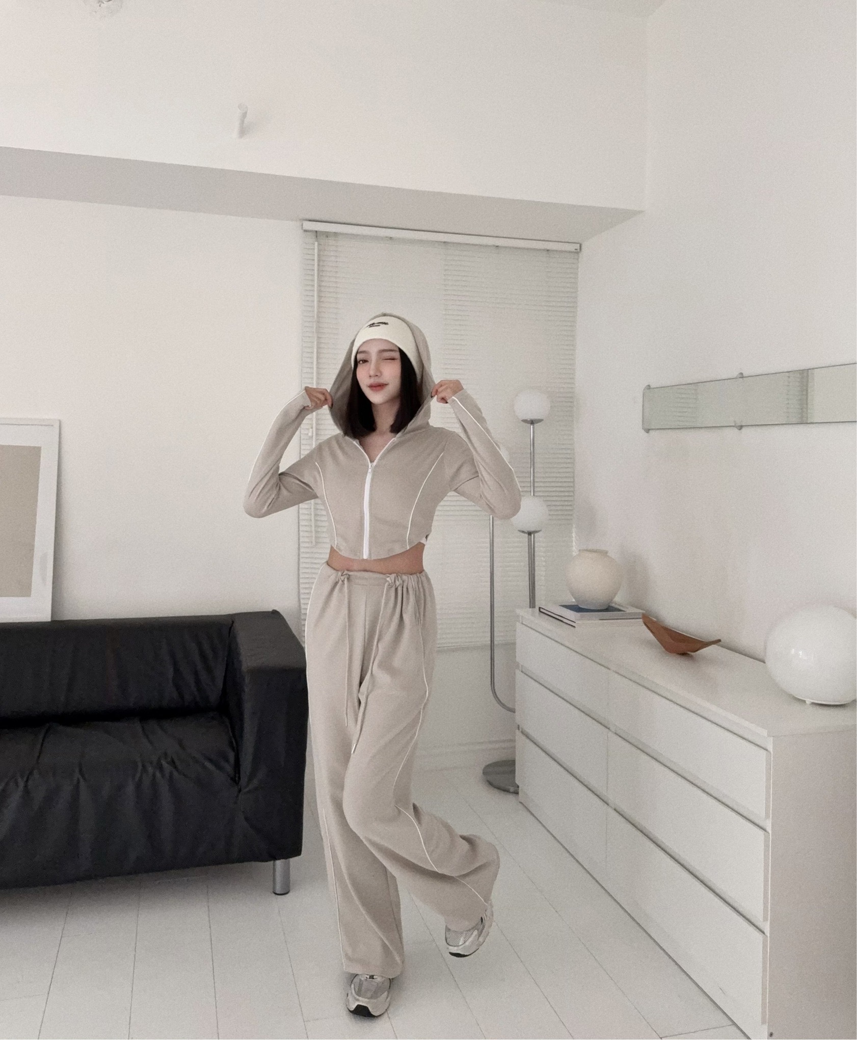 12250071『訂製款』歐美個性撞色壓條下圓弧拉鍊SET (3)