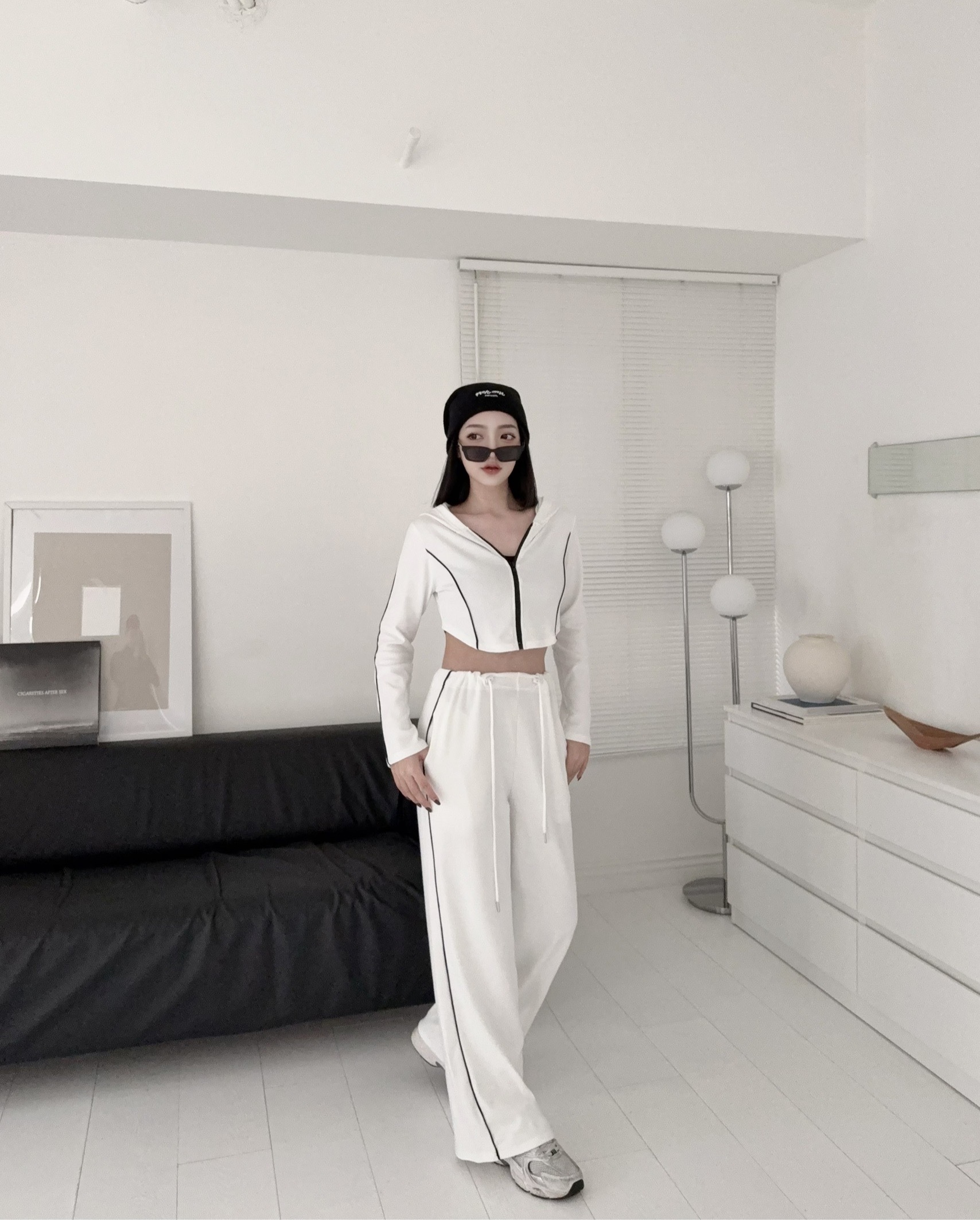 12250071『訂製款』歐美個性撞色壓條下圓弧拉鍊SET