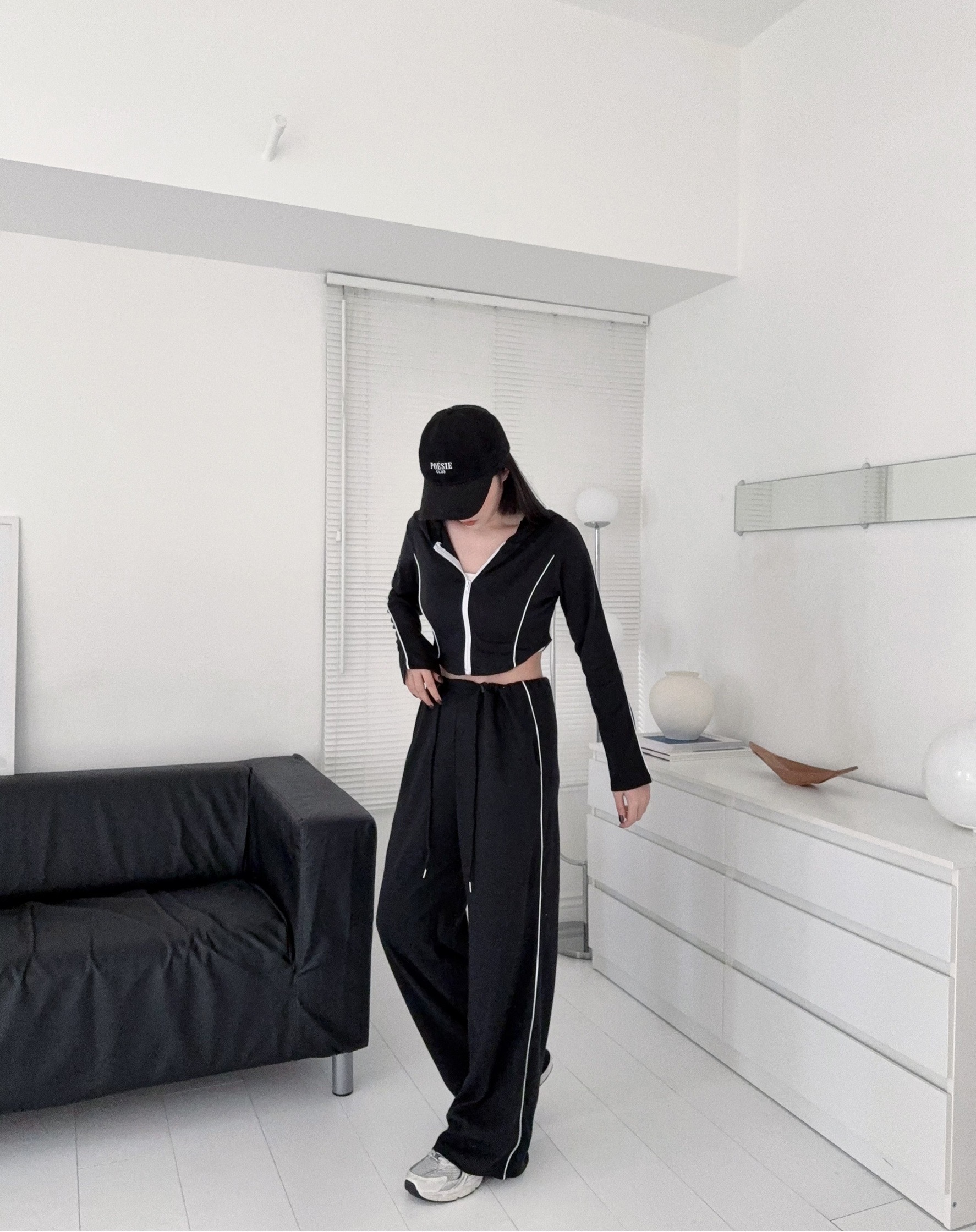 12250071『訂製款』歐美個性撞色壓條下圓弧拉鍊SET (4)